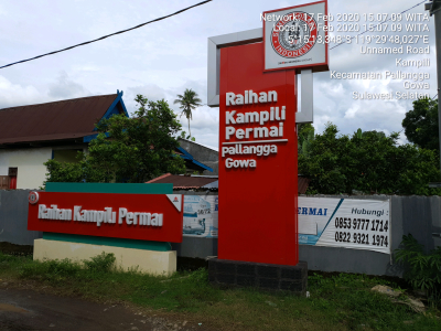 foto gerbang perumahan RAIHAN KAMPILI PERMAI