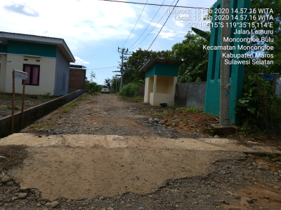 foto gerbang perumahan SAHRA HILLS