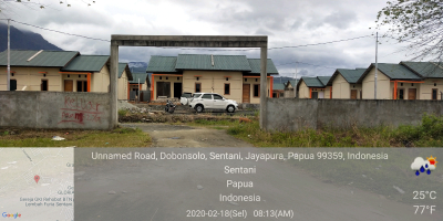 foto gerbang perumahan Griya Qaliwe