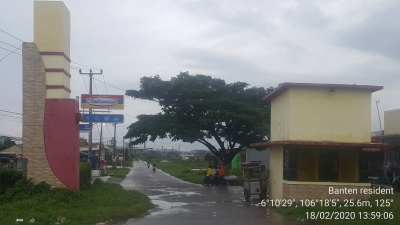foto gerbang perumahan BANTEN METROPOLIS RESIDENCE 2