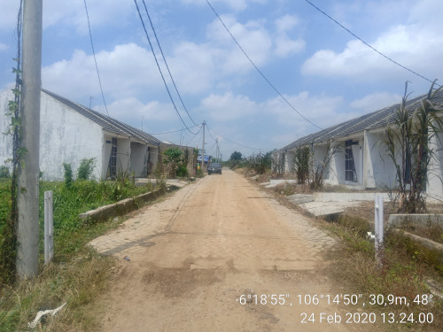 foto gerbang perumahan Lebak jaya residence