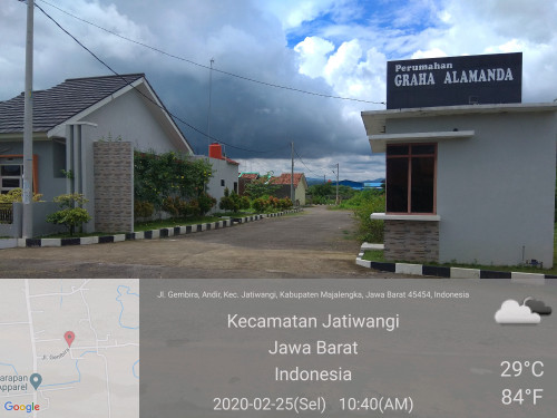 foto gerbang perumahan GRAHA ALAMANDA