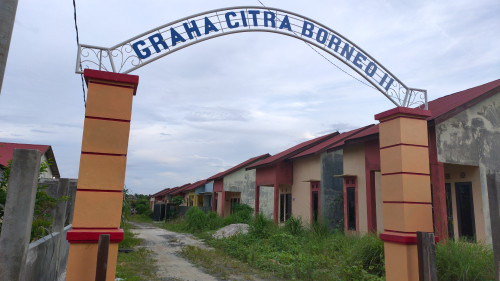 foto gerbang perumahan Graha Citra Borneo II