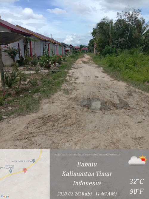 foto gerbang perumahan Villa Citra Labangka Barat