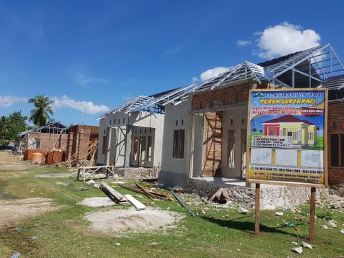 foto gerbang perumahan Perum Surya Pagi