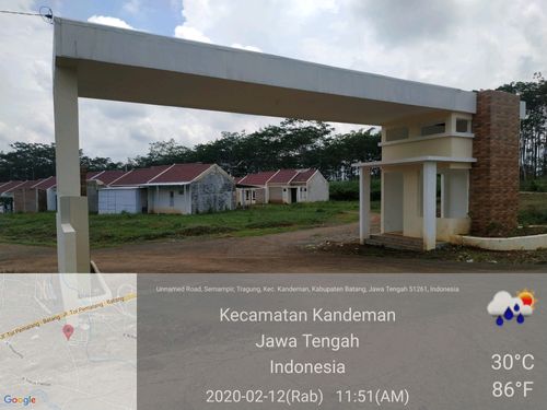 foto gerbang perumahan Mutiara Tragung