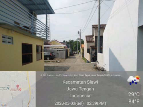 foto gerbang perumahan Griyo Afa Pesona