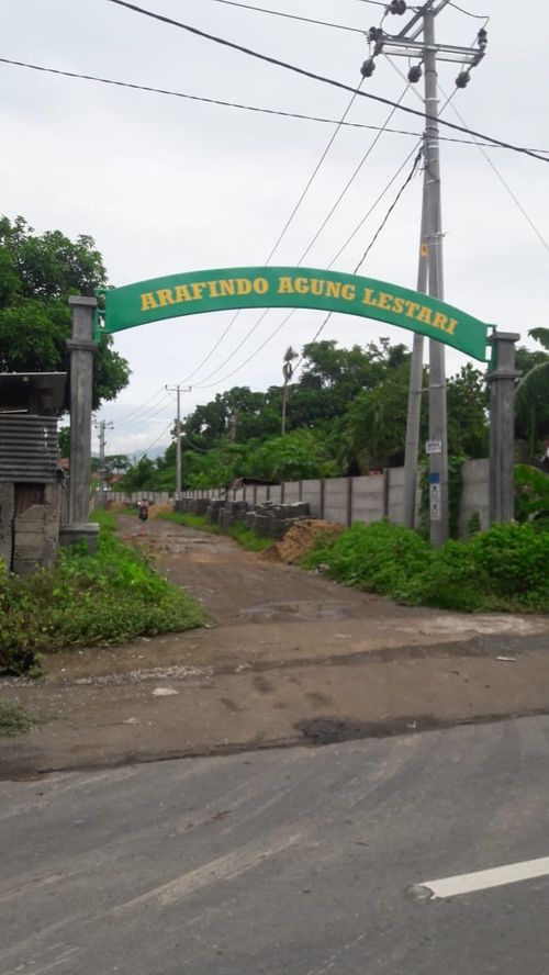 foto gerbang perumahan ARAFINDO AGUNG LESTARI