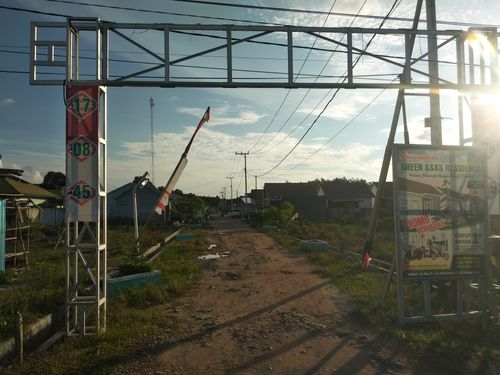 foto gerbang perumahan GREEN ASAS RESIDENCE