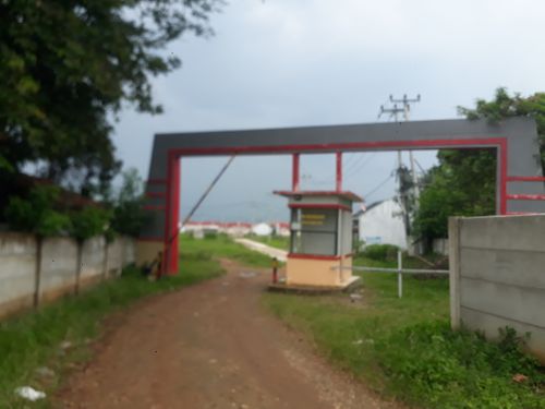 foto gerbang perumahan GARDEN VIEW