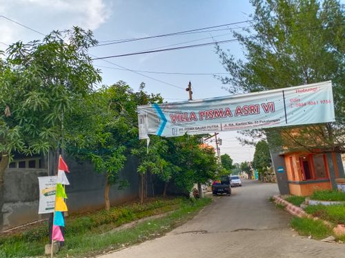 foto gerbang perumahan Villa Pisma Asri 6