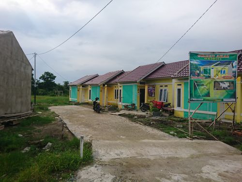 foto gerbang perumahan GREEN AHAZ SUKAMULYA