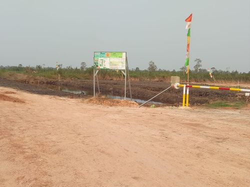 foto gerbang perumahan BORANG HANAN THE GREEN CITY