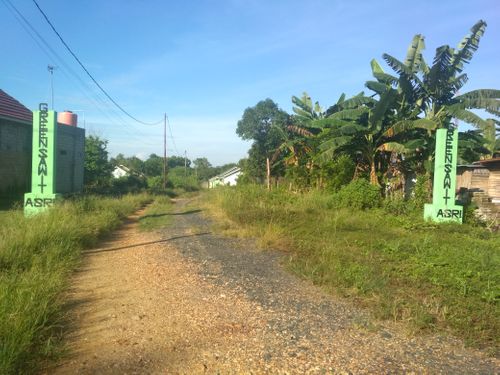 foto gerbang perumahan Green Sawit Asri