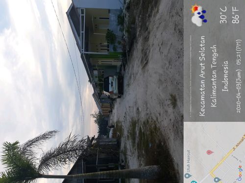 foto gerbang perumahan Green Garden