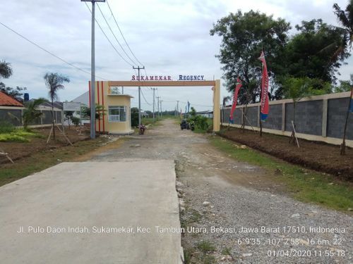 foto gerbang perumahan SUKAMEKAR REGENCY