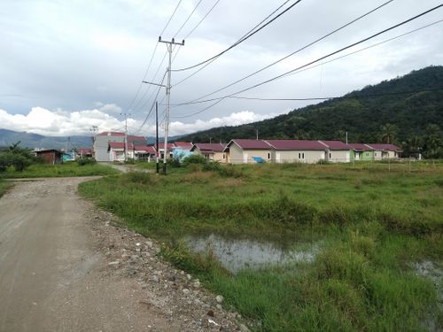 foto gerbang perumahan PERUMAHAAN GREEN FARENSA 6