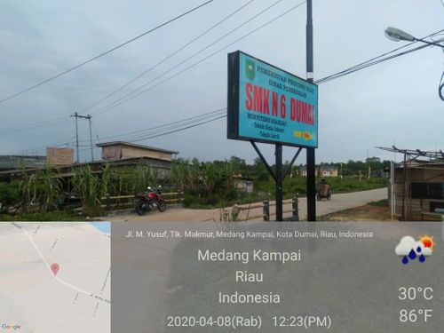 foto gerbang perumahan Sri mersing residence