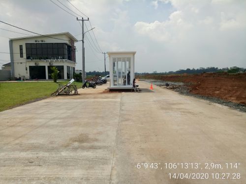 foto gerbang perumahan CIRUAS LAND