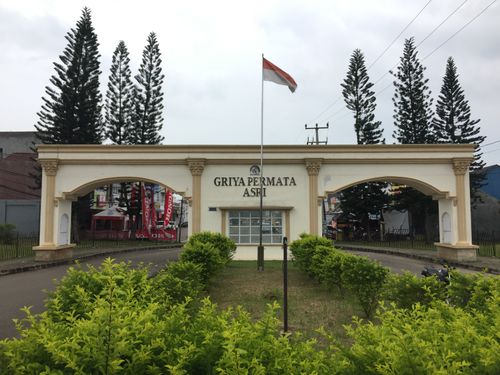 foto gerbang perumahan Griya Permata Asri