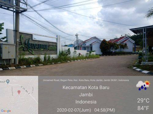 foto gerbang perumahan JAVANA GARDEN