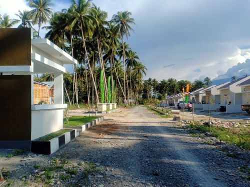 foto gerbang perumahan THE GREEN LANDO 2