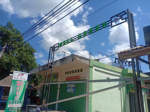 foto gerbang perumahan WELL GREEN RESIDENCE