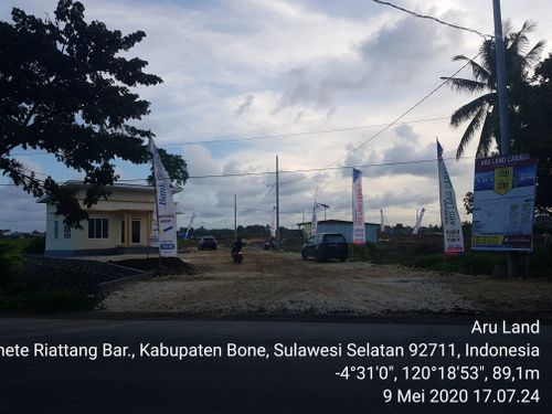 foto gerbang perumahan ARU LAND CABALU
