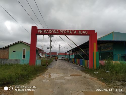 foto gerbang perumahan PRIMADONA PERMATA HIJAU TAHAP 2