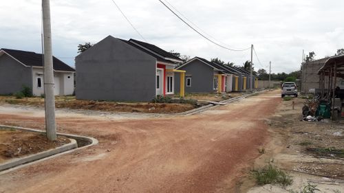 foto gerbang perumahan Angkasa Residence
