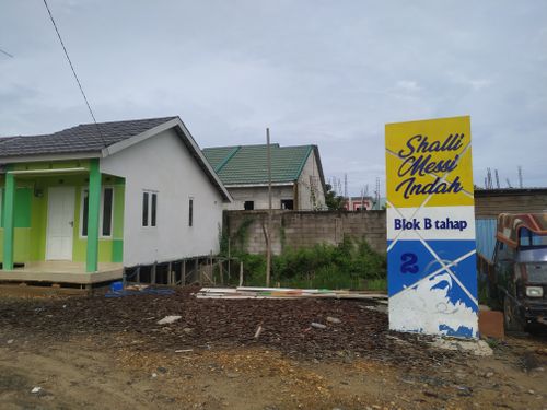 foto gerbang perumahan SHALLI MESSI INDAH BLOK B TAHAP 2