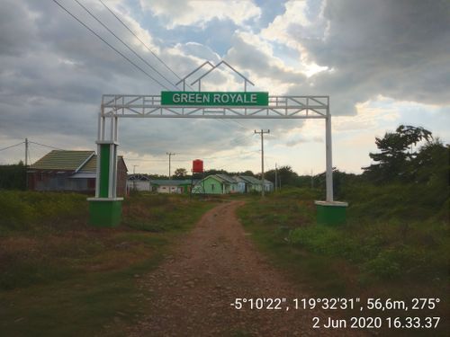 foto gerbang perumahan GREEN ROYALE RESIDENCE
