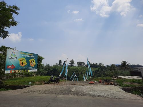 foto gerbang perumahan Citaville Dramaga Bogor
