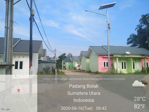 foto gerbang perumahan GRAHA PALUTA