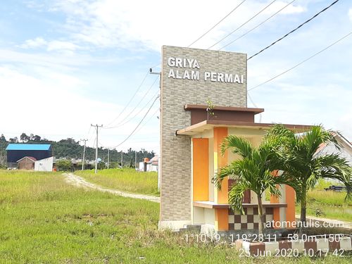 foto gerbang perumahan GRIYA ALAM PERMAI