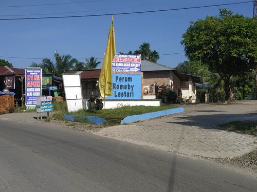foto gerbang perumahan Romeby Lestari Tahap IV