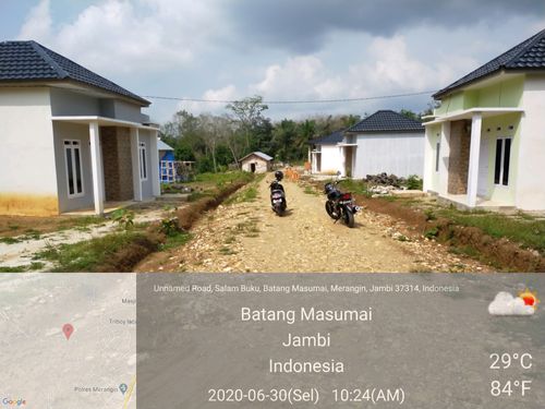 foto gerbang perumahan Athalla Residence