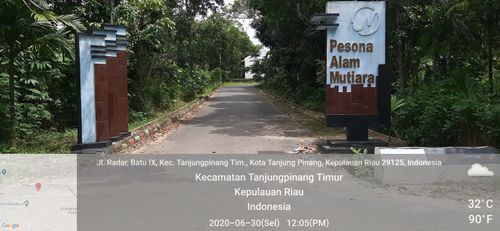 foto gerbang perumahan PESONA ALAM MUTIARA