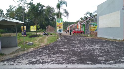 foto gerbang perumahan Basmalah Jabung Kota Baru