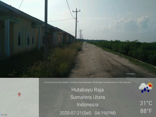 foto gerbang perumahan Nusantara Permai