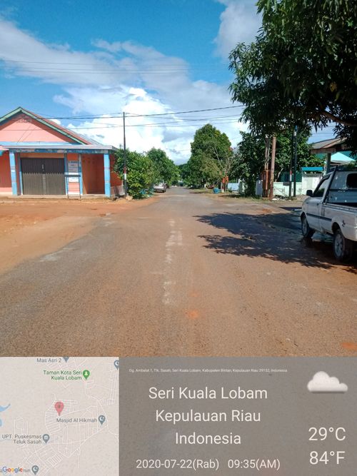 foto gerbang perumahan LOBAM MAS ASRI