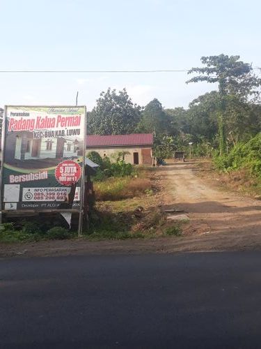 foto gerbang perumahan padang kalua permai