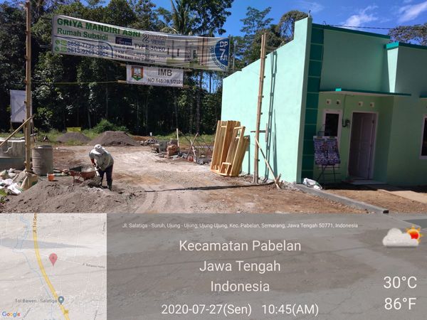 foto gerbang perumahan Griya Mandiri Asri
