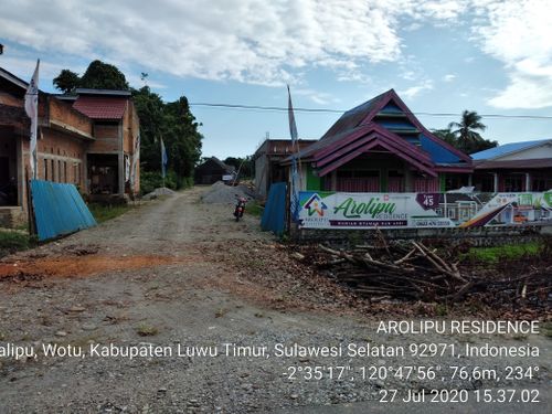 foto gerbang perumahan AROLIPU RESIDENCE