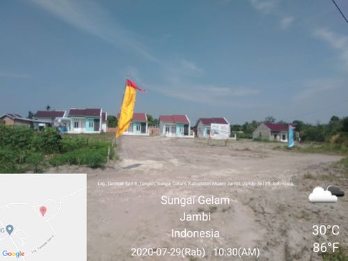 foto gerbang perumahan Rizqia residence