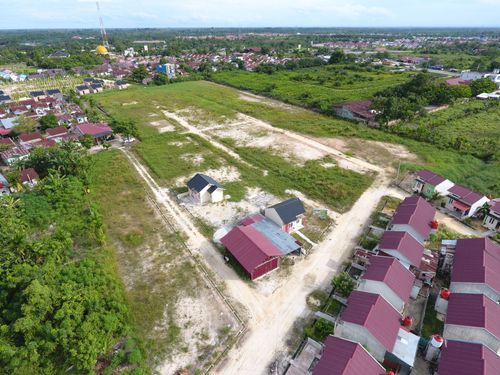 foto gerbang perumahan griya berkah pelangi