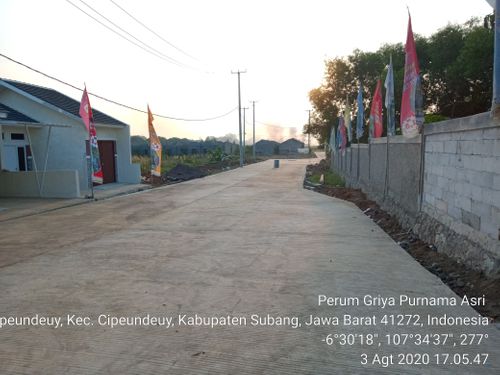 foto gerbang perumahan Griya Purnama Asri