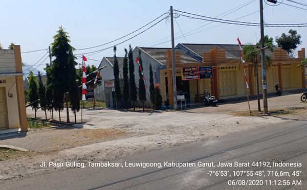 foto gerbang perumahan Green pasir intan
