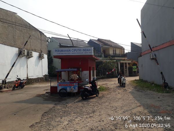 foto gerbang perumahan PESONA CIPUTRI INDAH