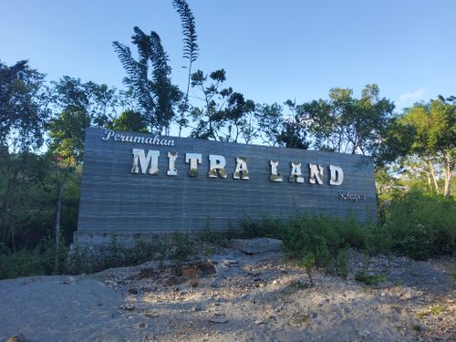 foto gerbang perumahan Mitra land selayar